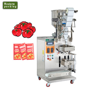 Single lane 8g sauce sachet packing machine